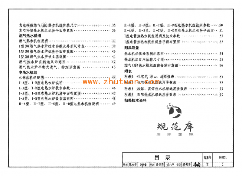 20S121生活热水加热机组(热水机组选用与安装)_04