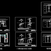 门禁安装大样图