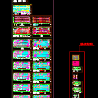 多层框架结构工业厂房拆除加固施工图（增加夹层）