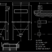 XTD雾干法脱硫除尘CAD图