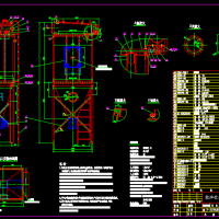 DMC48脉冲袋式除尘器CAD图