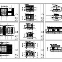 农庄项目玻璃房建筑设计图