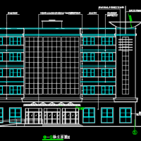 5层框架结构办公楼建筑施工图